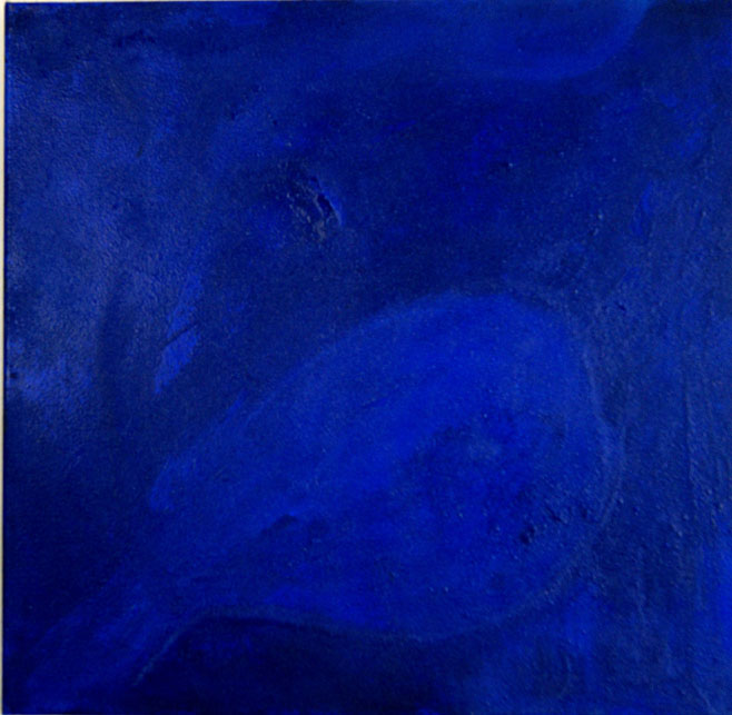 Monochrome blau 3494 Gre 68 x 68 Jahr 2015 